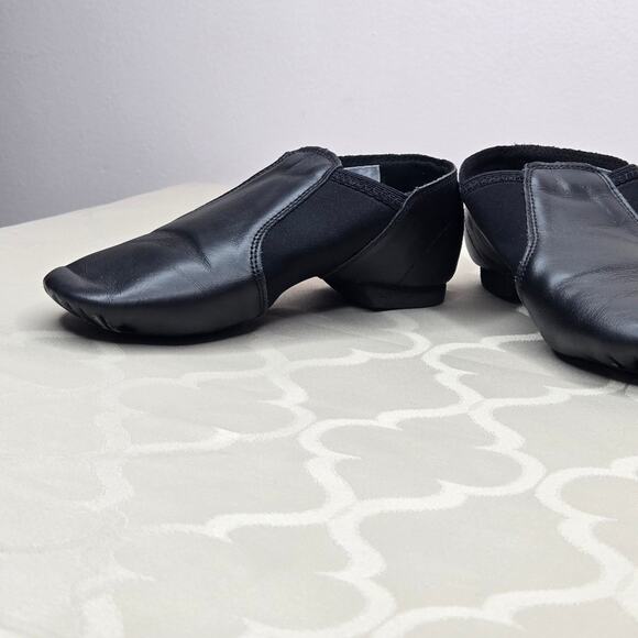 STELLE Black Leather Split Sole Jazz/Contemporary Dance Shoes Size 12.5 ML - Picture 2 of 9